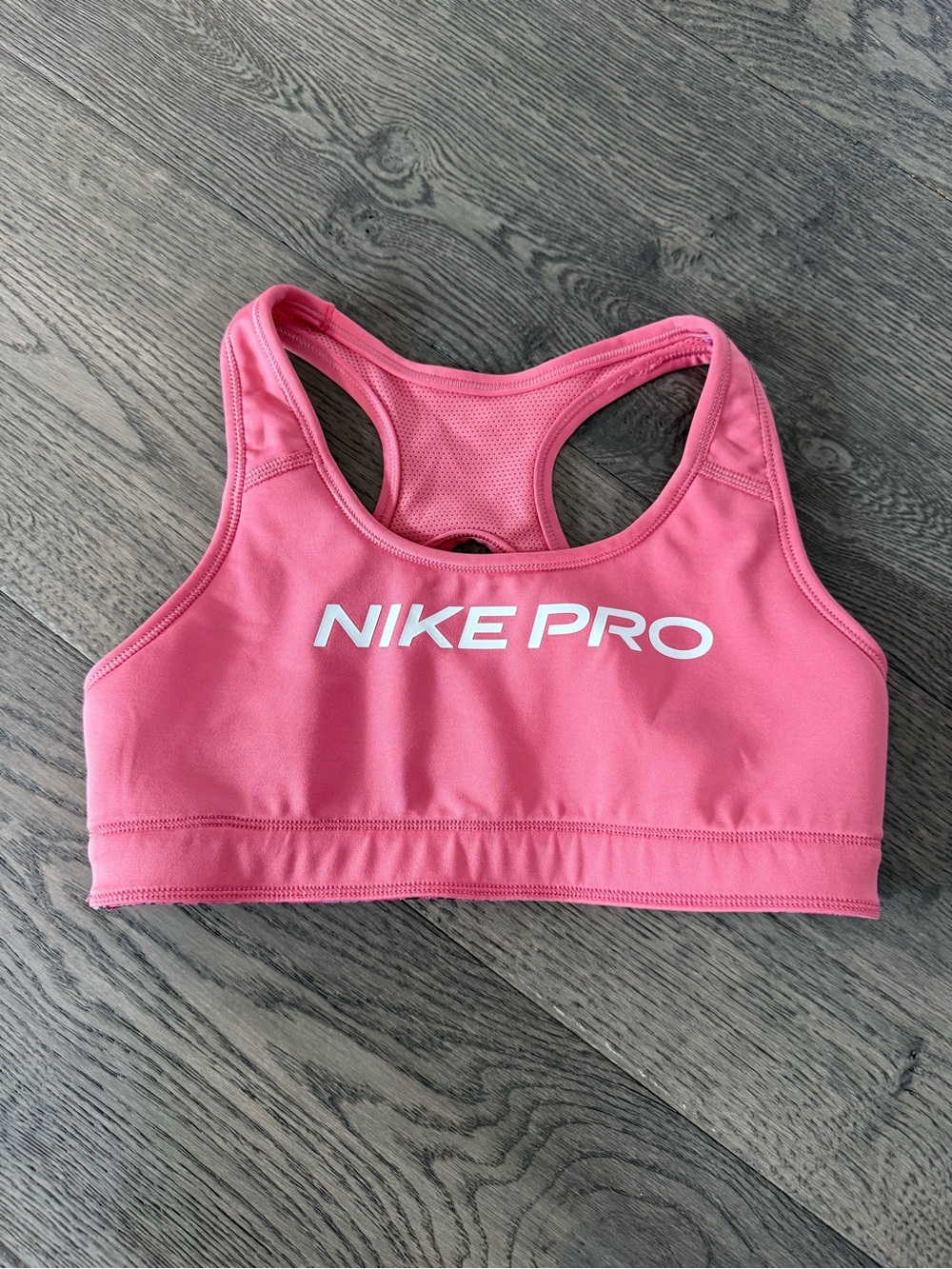 Nike Pink Purple Floral Racerback Sports Bra